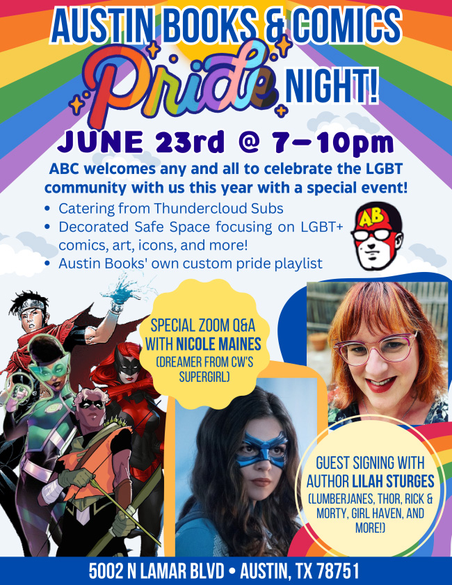 Pride Night at Austin Books & Comics